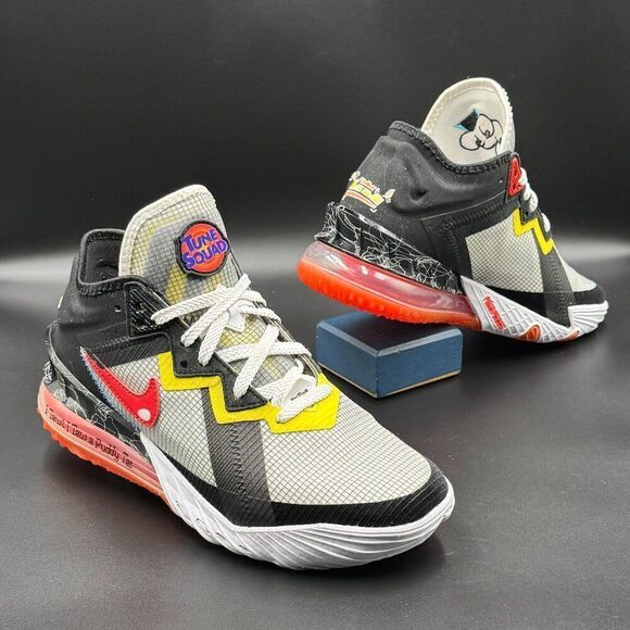Nike Space Jam x LeBron 18 Low 'Sylvester x Tweety' - Picture 2 of 9